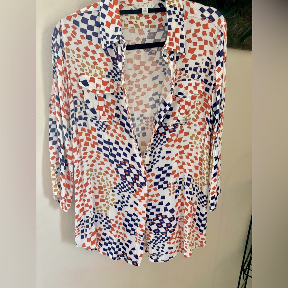 Cabi medium open blouse top